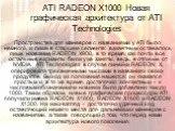 ATI RADEON X1000. Новая графическая архитектура от ATI Technologies